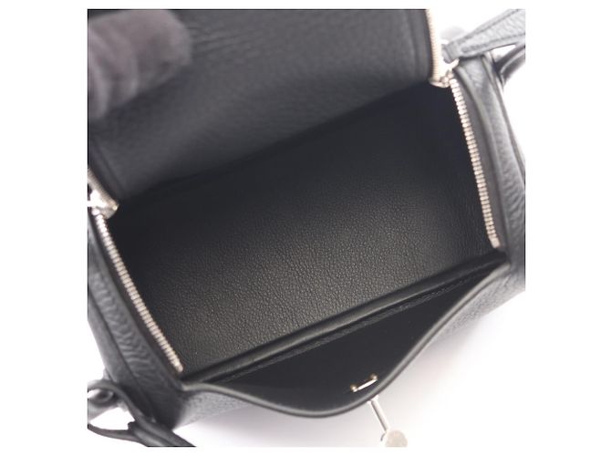 Hermès Borsa a tracolla Hermes Lindy Mini Nero - vista 3