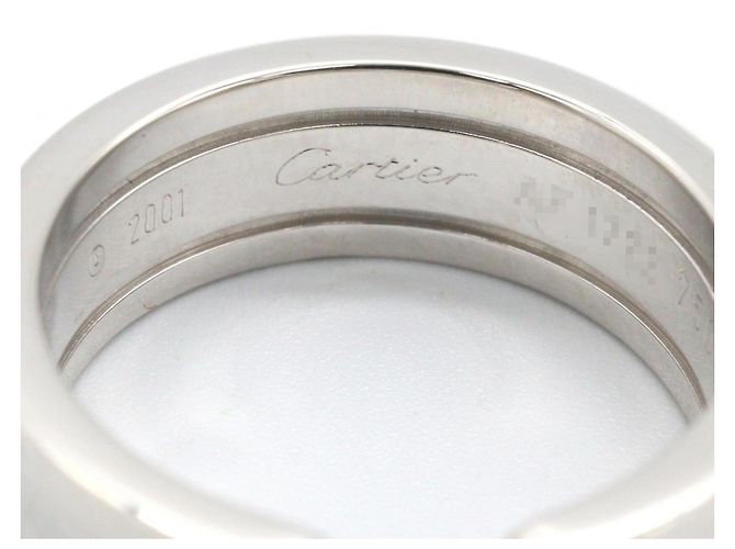 Anello Cartier C2 Diamanti in Oro Bianco 18K Argento - vista 4