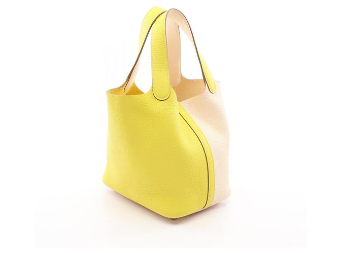 Hermès Hermes Picotin Lock PM Handtasche Golden Roh Gelb - Ansicht 2