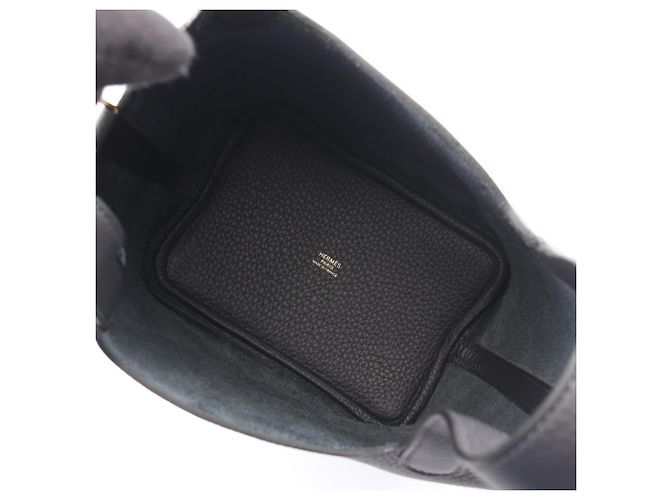 Hermès Sac à main Hermes Picotin Lock PM Caban Bleu Marine - vue 3