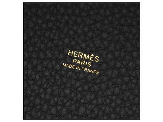 Hermès Sac à main Hermes Picotin Lock PM Caban Bleu Marine - vue 4