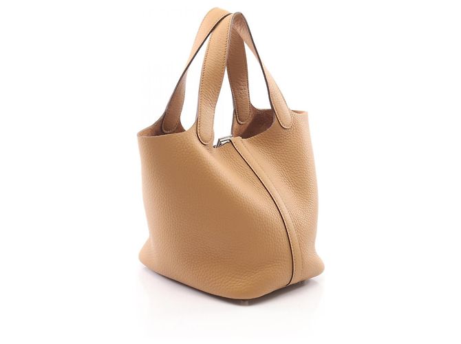 Hermès Borsa Hermes Picotin Lock PM Marrone - vista 2