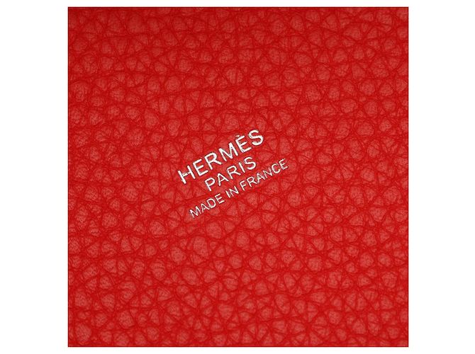 Hermès Hermes Picotin Lock PM Rouge Cou Handtasche Rot - Ansicht 4