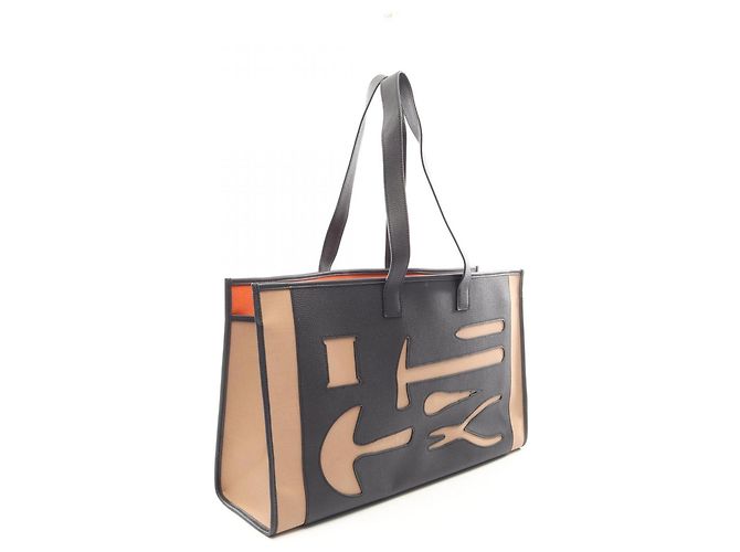 Hermès Saco Caban Petit H Hermes Etoupe Taupe - vista 2