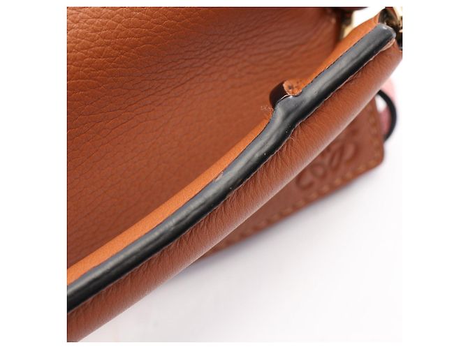 Bolso de mano 2-Way Loewe Puzzle Bag Mini Castaño Rosa - vista 5