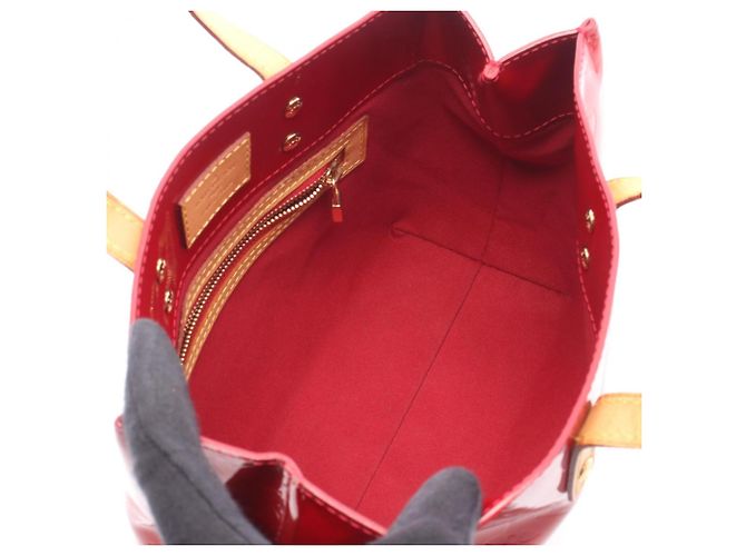 Louis Vuitton Lead PM Monogram Vernis Handtasche Rot - Ansicht 3