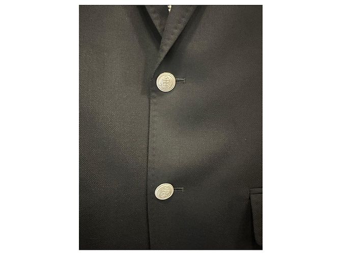 Balmain Marine Wollblazer Marineblau - Ansicht 4