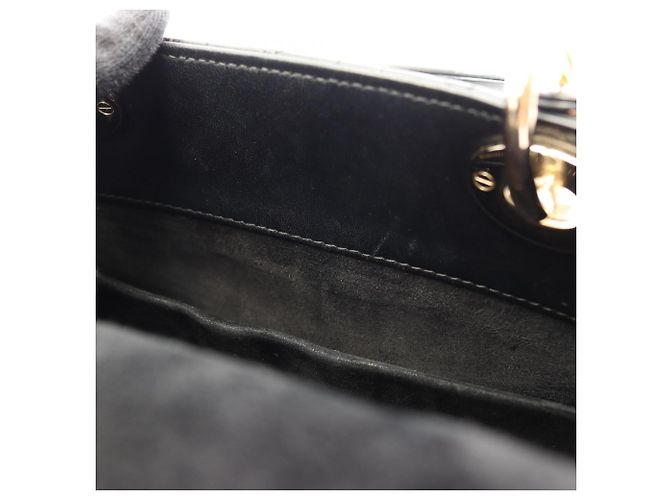 Christian Dior Lady Dior Cannage 2-Way Handtasche Schwarz - Ansicht 5
