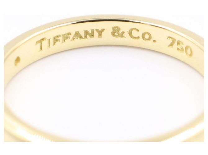 Autre Marque Anello fede Tiffany & Co. in oro giallo 18K e diamanti D'oro - vista 4