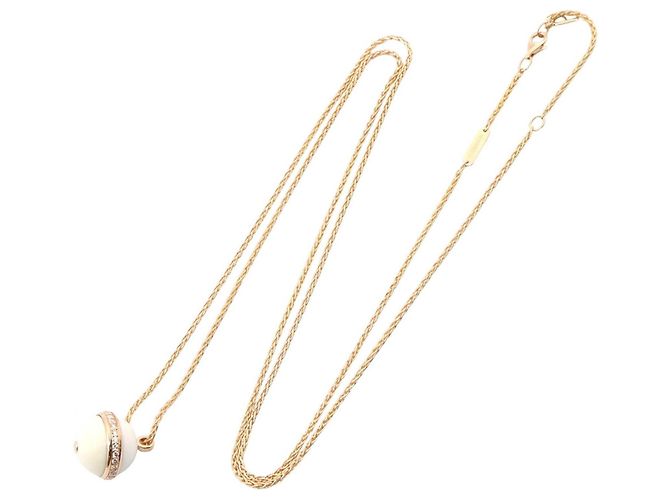 Piaget Possession Chalcedon Diamantenhalskette Weiß Golden - Ansicht 2
