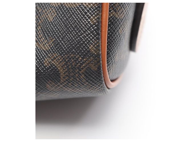 Céline Bolsa 2-Way Celine Triomphe Marrom Preto - vista 8