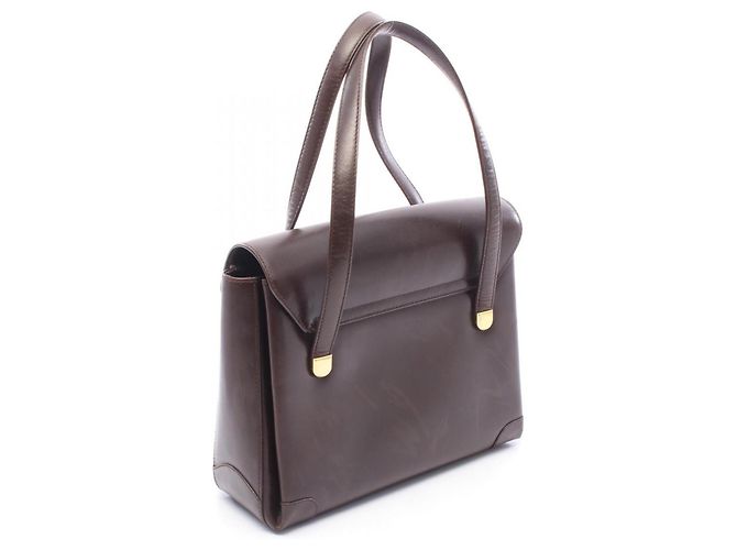Céline Bolsa de mão Celine em couro castanho Marrom - vista 2