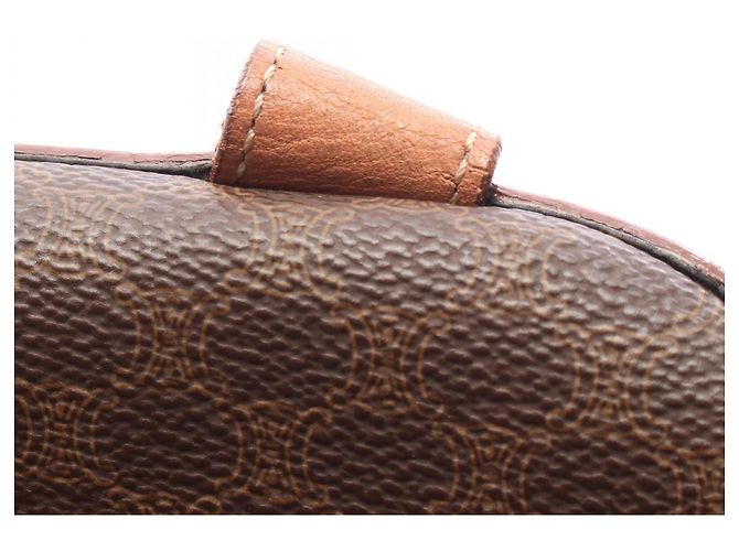 Céline Mochila/Bolsa Celine Macadam Marrom - vista 11