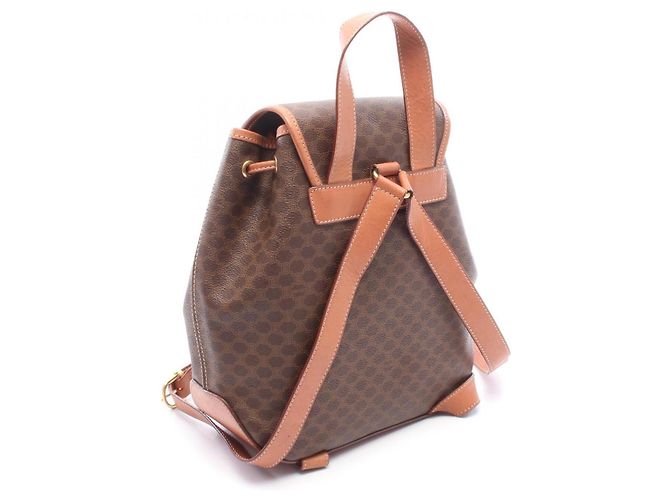 Céline Mochila/Bolsa Celine Macadam Marrom - vista 2