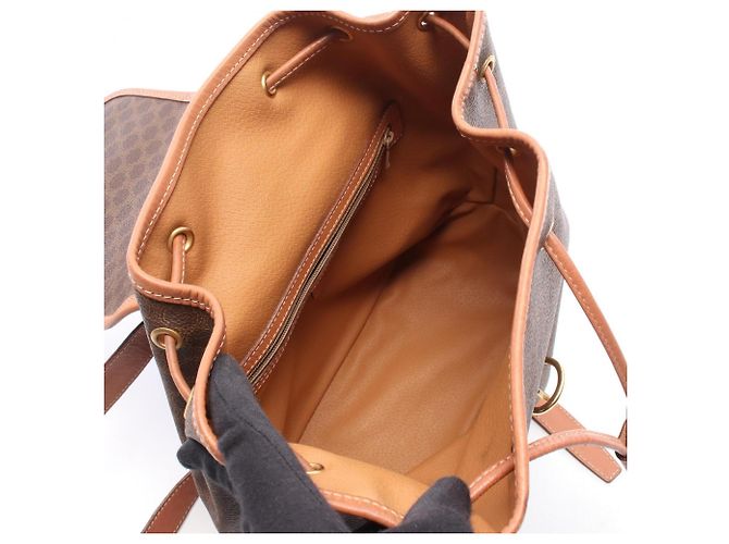 Céline Mochila/Bolsa Celine Macadam Marrom - vista 3