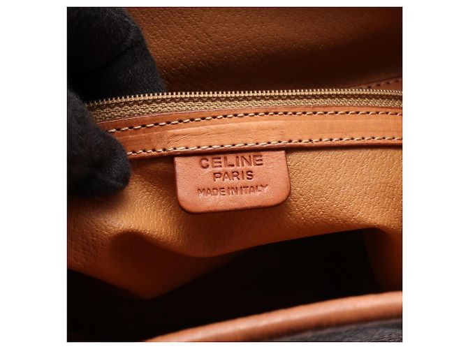 Céline Mochila/Bolsa Celine Macadam Marrom - vista 4