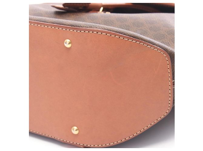 Céline Mochila/Bolsa Celine Macadam Marrom - vista 6