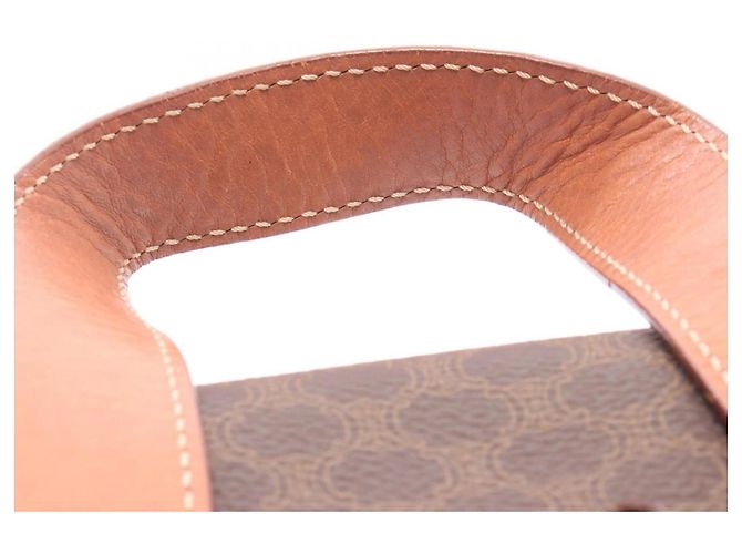 Céline Mochila/Bolsa Celine Macadam Marrom - vista 8