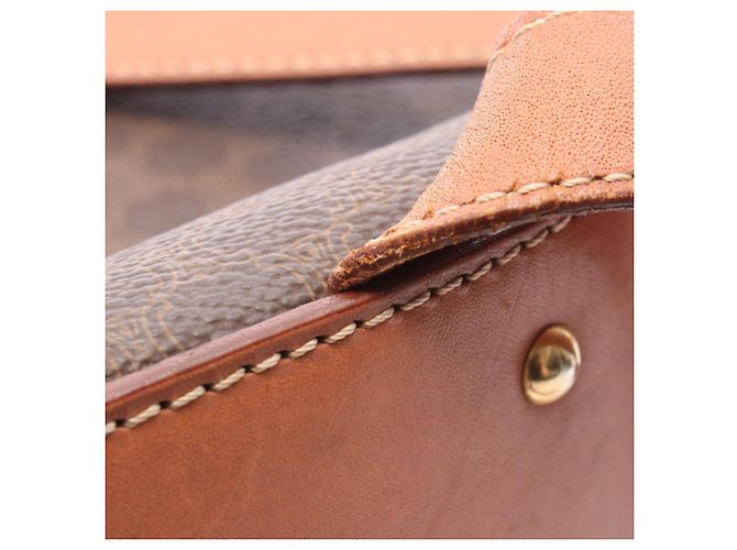 Céline Mochila/Bolsa Celine Macadam Marrom - vista 9