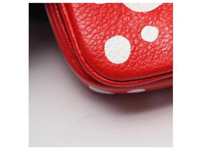 Louis Vuitton LV x YK Metis Monogram Empreinte Infinity Dot Handtasche Rot - Ansicht 7