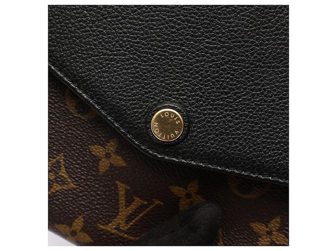 Bolsa de Ombro Louis Vuitton Twice Monogram Noir Marrom Preto - vista 9