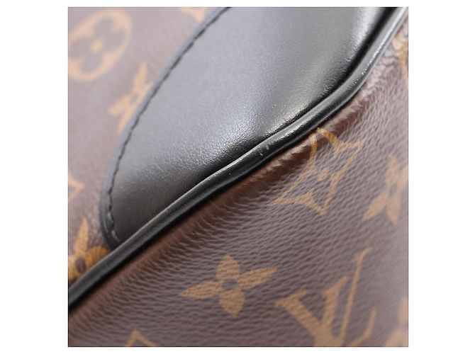 Borsa Louis Vuitton Boulogne NM Monogram Noir Marrone Nero - vista 5