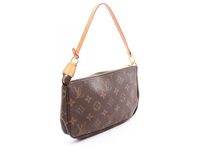 Bolsa Louis Vuitton Pochette Accessoires Marrom - vista 2