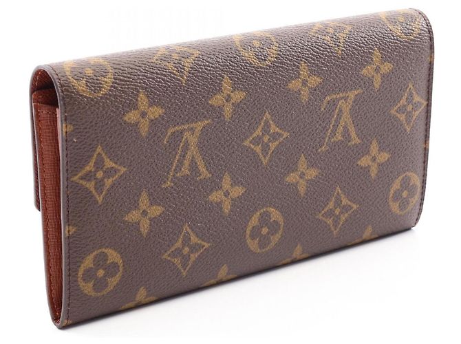 Louis Vuitton Pochette Portemonnaie Credit Monogram Long Wallet Marrone - vista 2