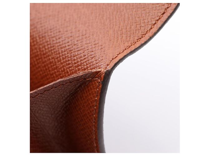 Louis Vuitton Pochette Portemonnaie Credit Monogram Long Wallet Marrone - vista 6