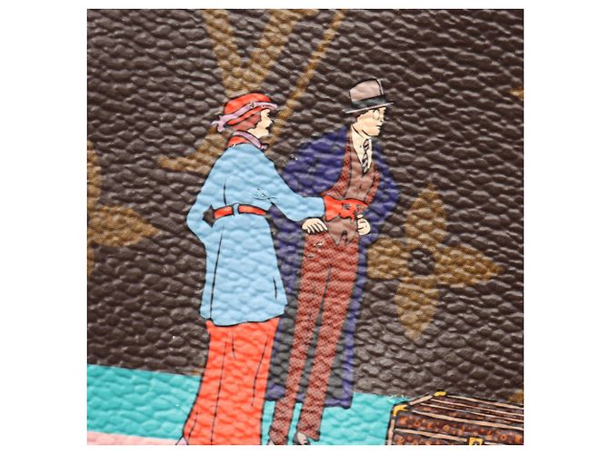 Louis Vuitton Mini Pochette Accessoires Marrom Multicor - vista 12