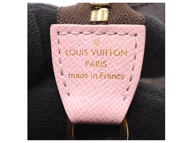 Louis Vuitton Mini Pochette Accessoires Marrom Multicor - vista 4