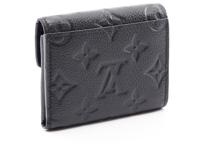 Louis Vuitton Portefeuille Zoe Monogram Empreinte Noir Tri-fold Wallet Nero - vista 2