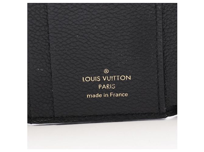 Louis Vuitton Portefeuille Zoe Monogram Empreinte Noir Tri-fold Wallet Nero - vista 4