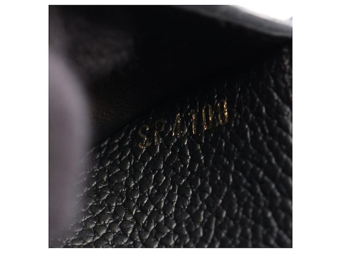 Louis Vuitton Portefeuille Zoe Monogram Empreinte Noir Tri-fold Wallet Nero - vista 5