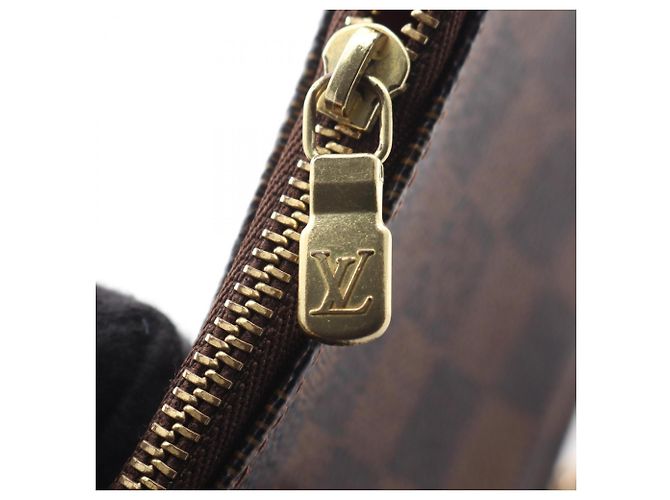 Bolsa Louis Vuitton Mini Pochette Accessoires Damier Ebene Marrom - vista 6