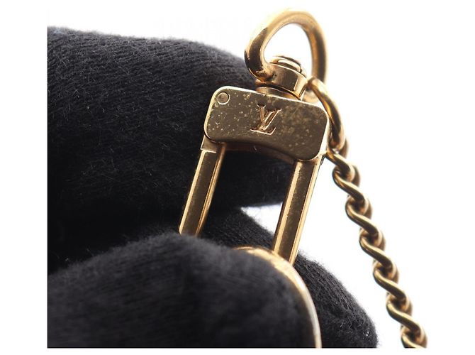 Bolsa Louis Vuitton Mini Pochette Accessoires Damier Ebene Marrom - vista 7