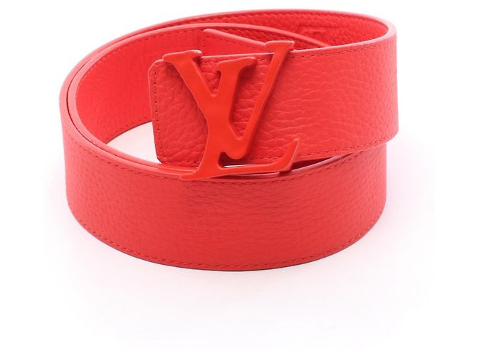 Louis Vuitton Reversible Leather Belt for Men Red - view 5