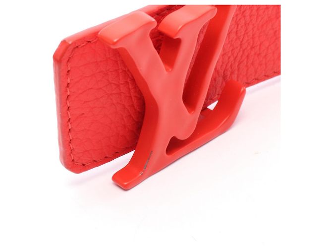 Louis Vuitton Reversible Leather Belt for Men Red - view 7