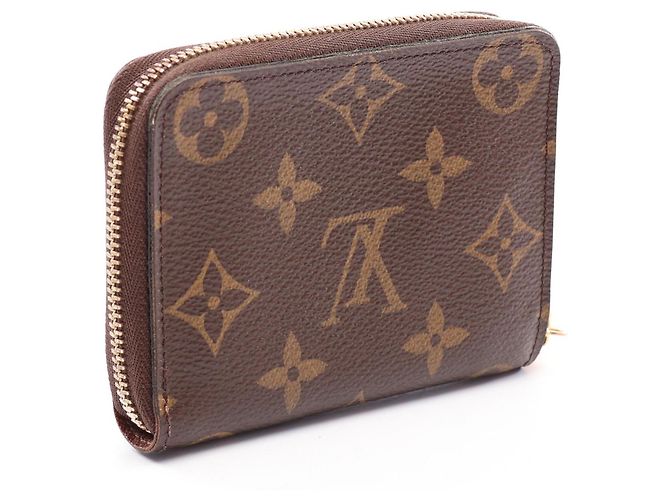 Monedero Louis Vuitton Zippy Coin Purse Monogram Castaño - vista 2