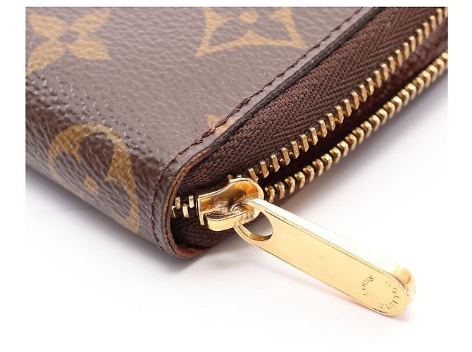 Monedero Louis Vuitton Zippy Coin Purse Monogram Castaño - vista 5