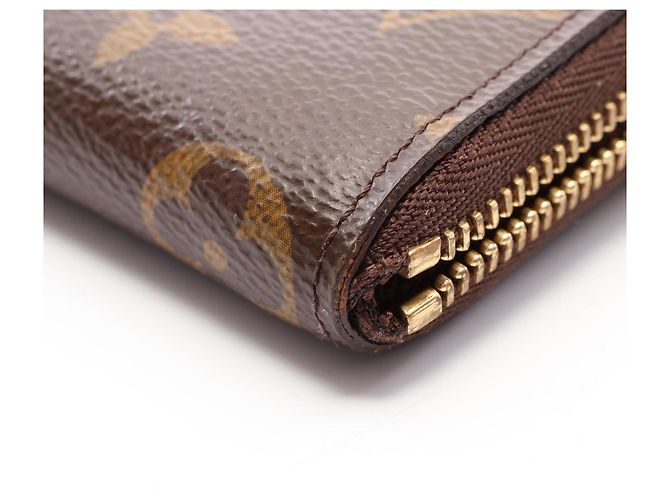 Monedero Louis Vuitton Zippy Coin Purse Monogram Castaño - vista 6