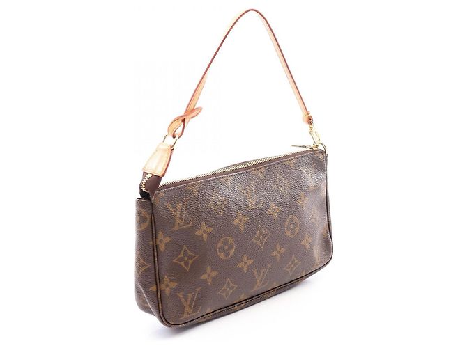 Bolsa Louis Vuitton Pochette Accessoires Marrom - vista 2
