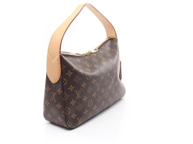 Bolsa de Ombro Louis Vuitton Slouchy PM Monogram Marrom - vista 2
