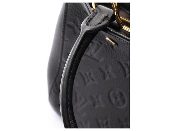 Bolsa Louis Vuitton Montaigne BB Monogram Empreinte Noir Preto - vista 6