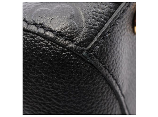 Bolsa Louis Vuitton Montaigne BB Monogram Empreinte Noir Preto - vista 7