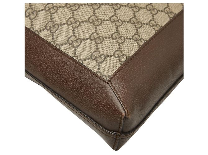 Borsa Tote Gucci GG Supreme Ophidia Marrone Beige - vista 6