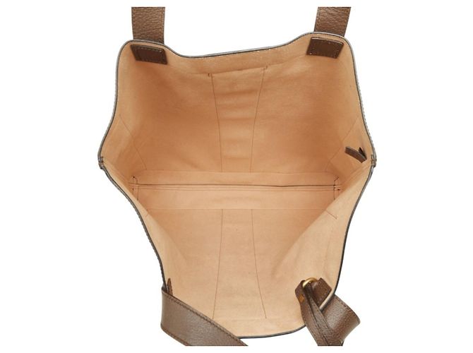 Borsa Tote Gucci GG Supreme Ophidia Marrone Beige - vista 8