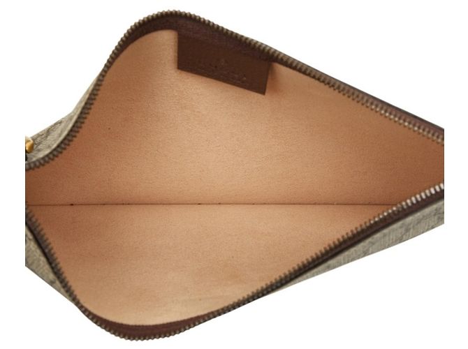 Borsa Tote Gucci GG Supreme Ophidia Marrone Beige - vista 9