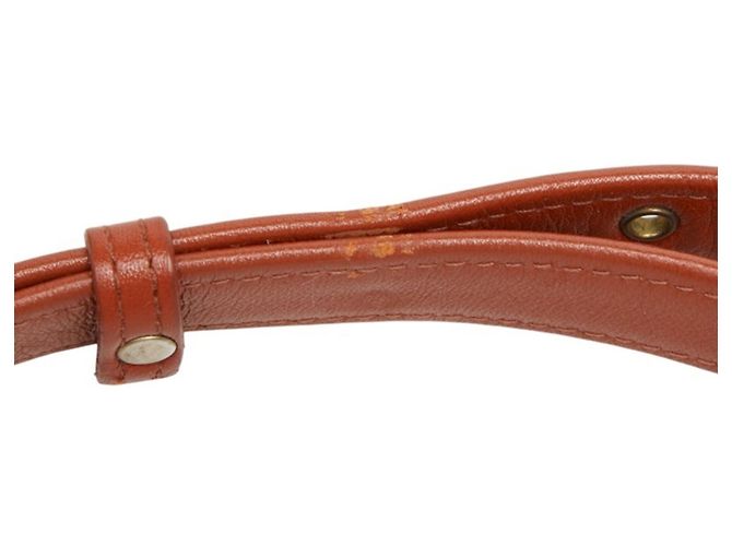 MCM Visetos Schultertasche aus braunem Leder - Ansicht 9