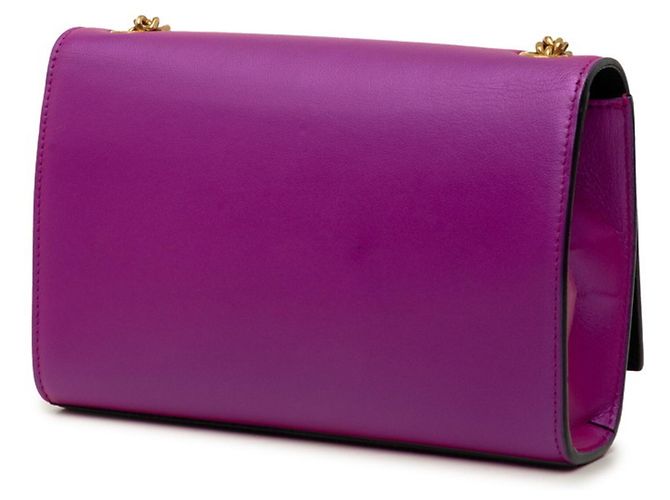Autre Marque Borsa a tracolla con catena Saint Laurent Kate Porpora - vista 2